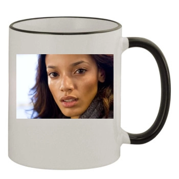 Selita Ebanks 11oz Colored Rim & Handle Mug