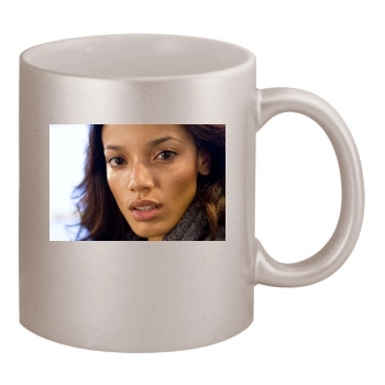 Selita Ebanks 11oz Metallic Silver Mug