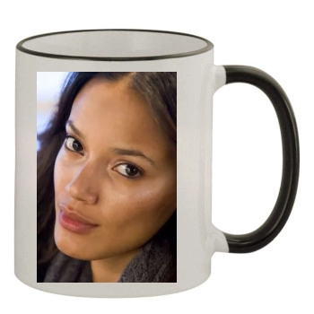 Selita Ebanks 11oz Colored Rim & Handle Mug