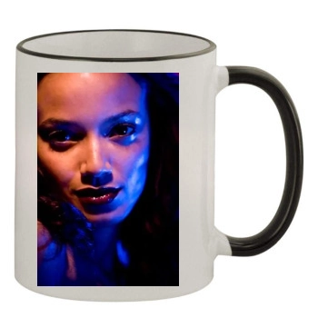 Selita Ebanks 11oz Colored Rim & Handle Mug