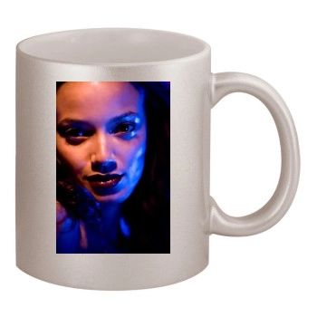 Selita Ebanks 11oz Metallic Silver Mug