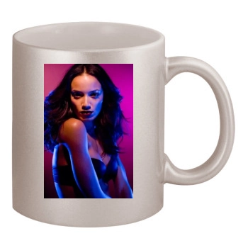 Selita Ebanks 11oz Metallic Silver Mug