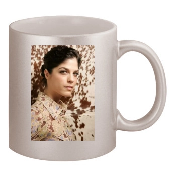 Selma Blair 11oz Metallic Silver Mug