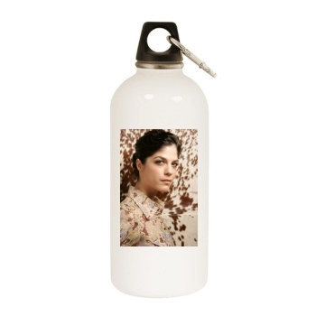 Selma Blair White Water Bottle With Carabiner