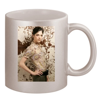 Selma Blair 11oz Metallic Silver Mug