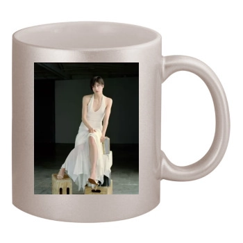 Selma Blair 11oz Metallic Silver Mug