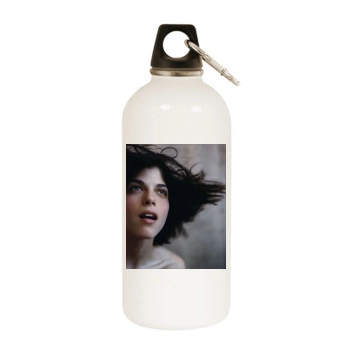 Selma Blair White Water Bottle With Carabiner