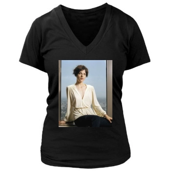 Selma Blair Women's Deep V-Neck TShirt