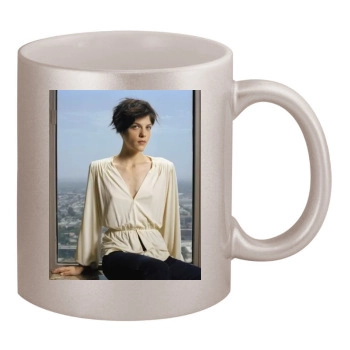 Selma Blair 11oz Metallic Silver Mug