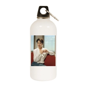 Selma Blair White Water Bottle With Carabiner