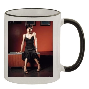 Selma Blair 11oz Colored Rim & Handle Mug