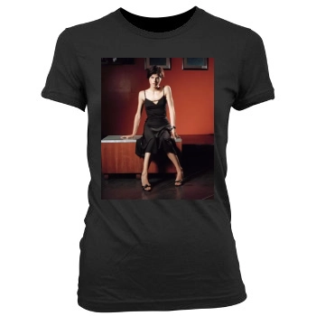 Selma Blair Women's Junior Cut Crewneck T-Shirt