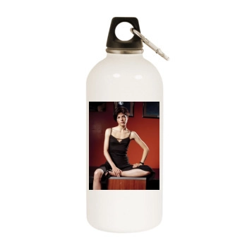 Selma Blair White Water Bottle With Carabiner