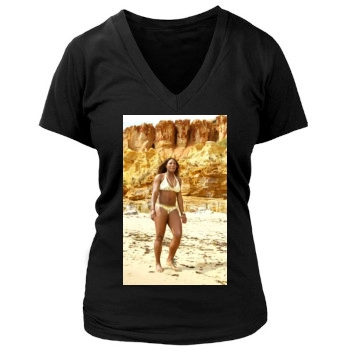 Serena Williams Women's Deep V-Neck TShirt