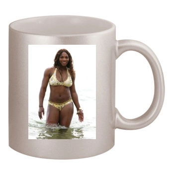 Serena Williams 11oz Metallic Silver Mug