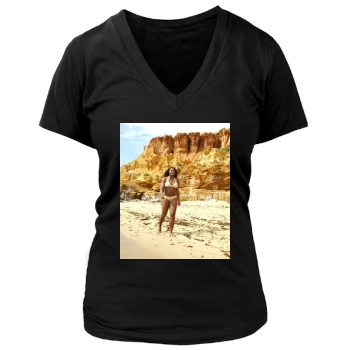 Serena Williams Women's Deep V-Neck TShirt