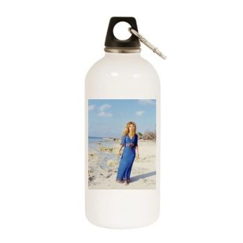 Shakira White Water Bottle With Carabiner