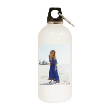 Shakira White Water Bottle With Carabiner