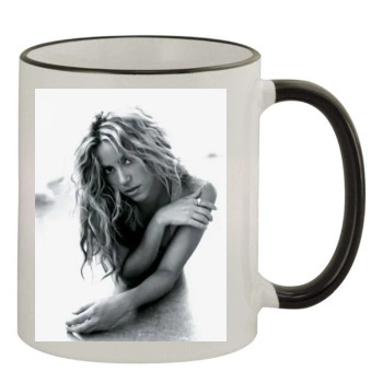 Shakira 11oz Colored Rim & Handle Mug