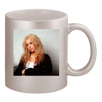 Shakira 11oz Metallic Silver Mug