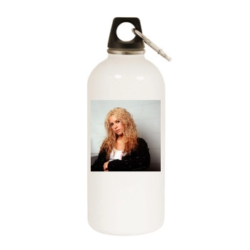 Shakira White Water Bottle With Carabiner