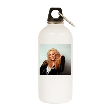 Shakira White Water Bottle With Carabiner