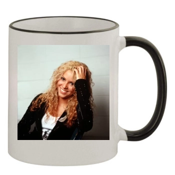 Shakira 11oz Colored Rim & Handle Mug