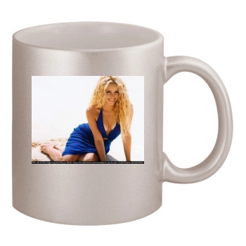 Shakira 11oz Metallic Silver Mug