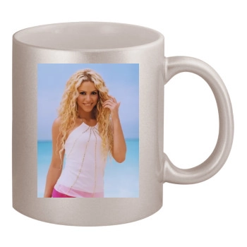 Shakira 11oz Metallic Silver Mug