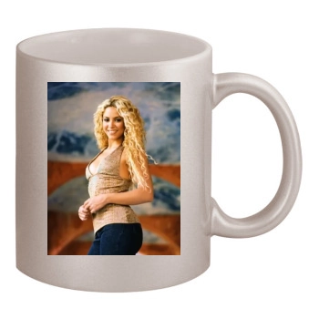 Shakira 11oz Metallic Silver Mug