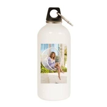 Shakira White Water Bottle With Carabiner