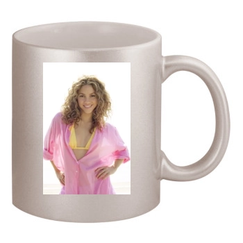 Shakira 11oz Metallic Silver Mug