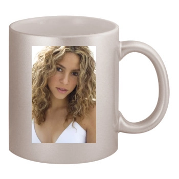 Shakira 11oz Metallic Silver Mug