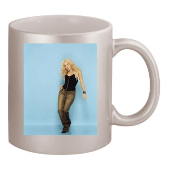 Shakira 11oz Metallic Silver Mug