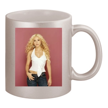 Shakira 11oz Metallic Silver Mug