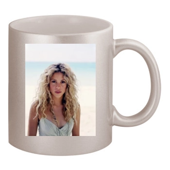 Shakira 11oz Metallic Silver Mug