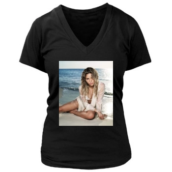 Shakira Women's Deep V-Neck TShirt