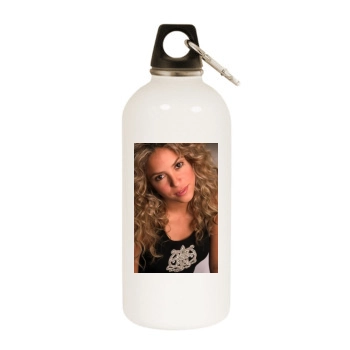 Shakira White Water Bottle With Carabiner