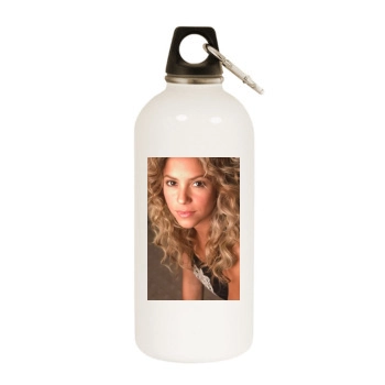 Shakira White Water Bottle With Carabiner