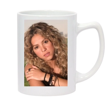 Shakira 14oz White Statesman Mug