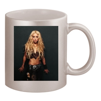 Shakira 11oz Metallic Silver Mug