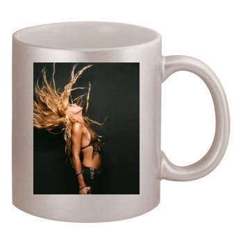 Shakira 11oz Metallic Silver Mug