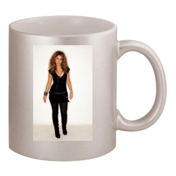 Shakira 11oz Metallic Silver Mug