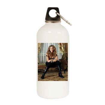 Shakira White Water Bottle With Carabiner