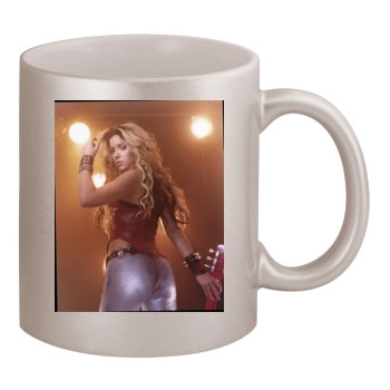 Shakira 11oz Metallic Silver Mug