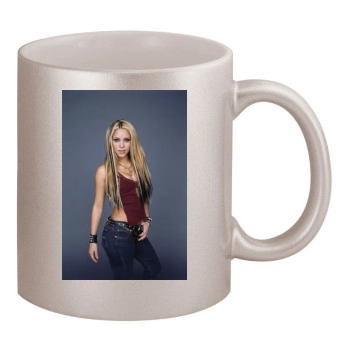 Shakira 11oz Metallic Silver Mug