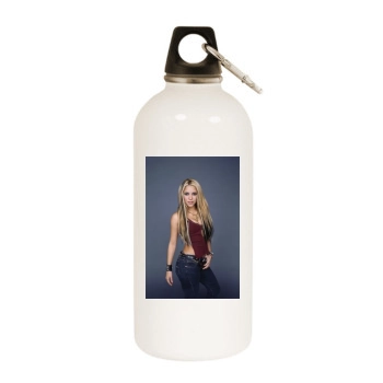 Shakira White Water Bottle With Carabiner