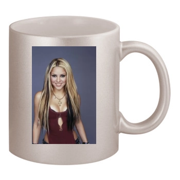 Shakira 11oz Metallic Silver Mug