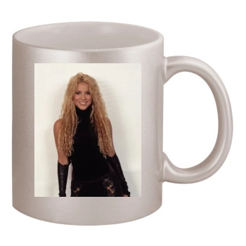 Shakira 11oz Metallic Silver Mug