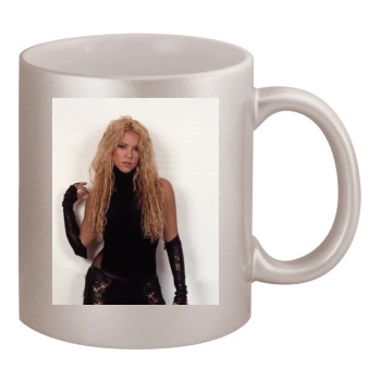 Shakira 11oz Metallic Silver Mug